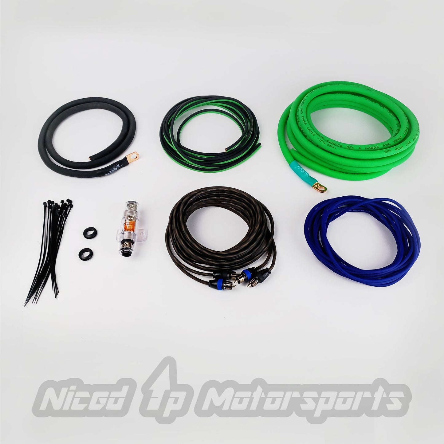Sky High Car Audio OFC Amp Kit (Select Size and Color)