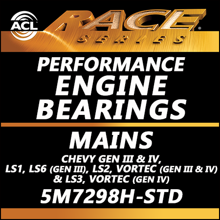 ACL Race Bearings - Mains (Chevy LS1 / LS2 / LS3 / LS6 / LS7 / LSA) | Niced Up