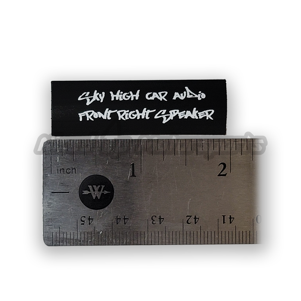 Sky High Car Audio Labeled Heat Shrink- Speakers