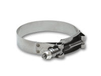 Vibrant Stainless Steel T-Bolt Clamps 2-Pack (1.30"-1.50")