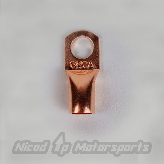 Sky High Car Audio Full Copper Lugs- 4 AWG with Heat Shrink