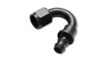 Vibrant -6 AN 150 Degree Push on Hose Fitting