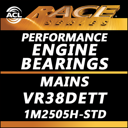 ACL Race Bearings [Mains] for VR38DETT Nissan Engines