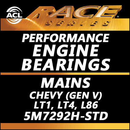 Chevy (Gen V) LT1, LT4, L86 ACL Race Bearings, Mains (Special-Order)