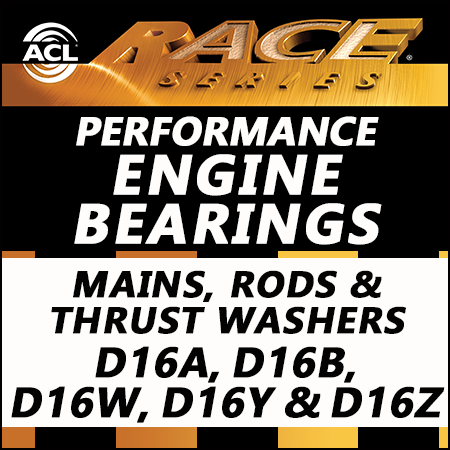 Niced Up Combo Kit: ACL Race Bearings [Mains, Rods & Thrust Washers] for Honda D-Series Engines
