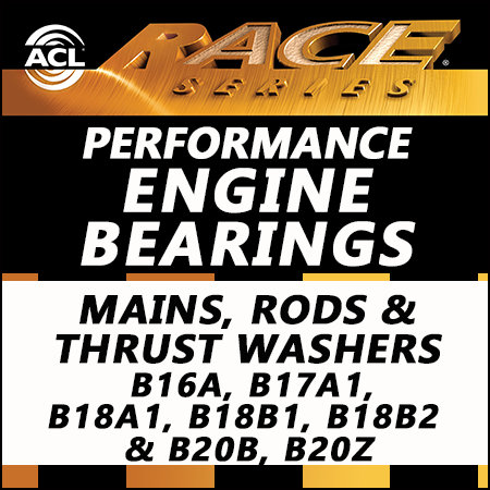 Niced Up Combo Kit: ACL Race Bearings [Mains, Rods & Thrust Washers] for Honda B-Series Engines