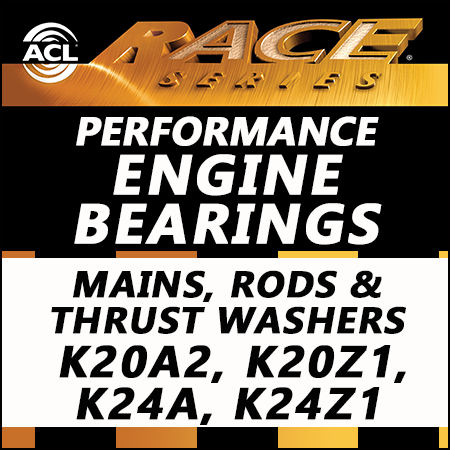 Niced Up Combo Kit: ACL Race Bearings [Mains, Rods & Thrust Washers] for Honda K-Series Engines