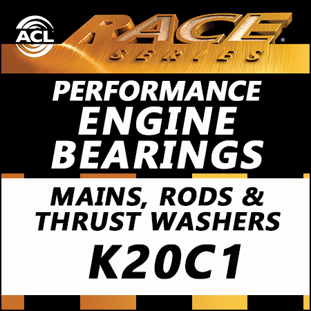 Niced Up Combo Kit: ACL Race Bearings [Mains, Rods & Thrust Washers] for K20C1 Honda Engines