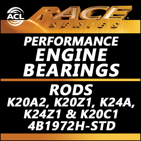 ACL Race Bearings [Rods] for K20A2, K20Z1, K24A, K24Z1 & K20C1 Honda Engines