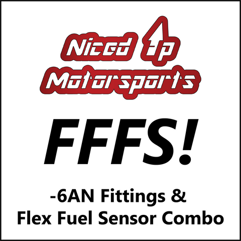 FFFS! - Flex Fuel Sensor w/-6AN Fittings Combo