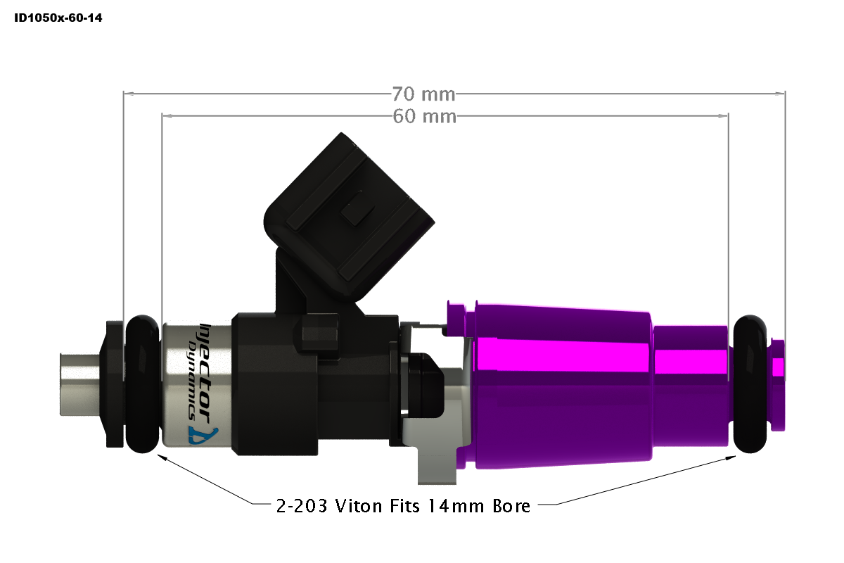 Injector Dynamics Fuel Injectors - The ID1050x [GT-R R35 (FOR V1 T1 Rails)]