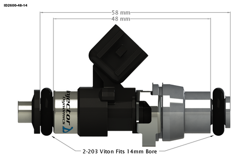 Injector Dynamics Fuel Injectors - The ID2600-XDS [Great for GT-R R35]